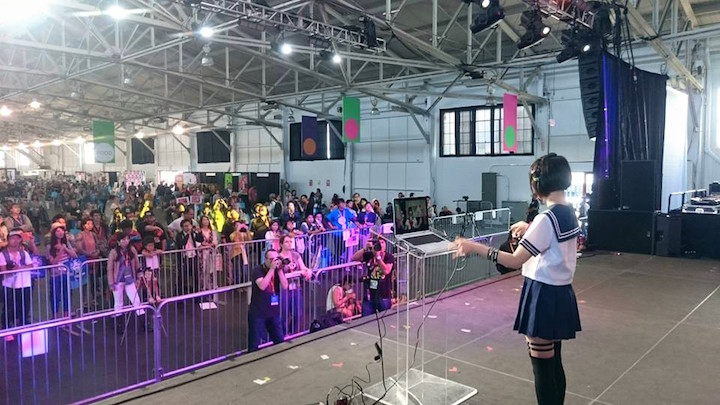 しくみデザインのKAGURA、福岡を拠点に世界に発信できるシンガーを目指す天神いのりと共にサンフランシスコで行われた J-POP Summit 2015 に出演