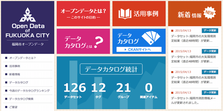 福岡市オープンデータがまじ萌えることに今更気付いた