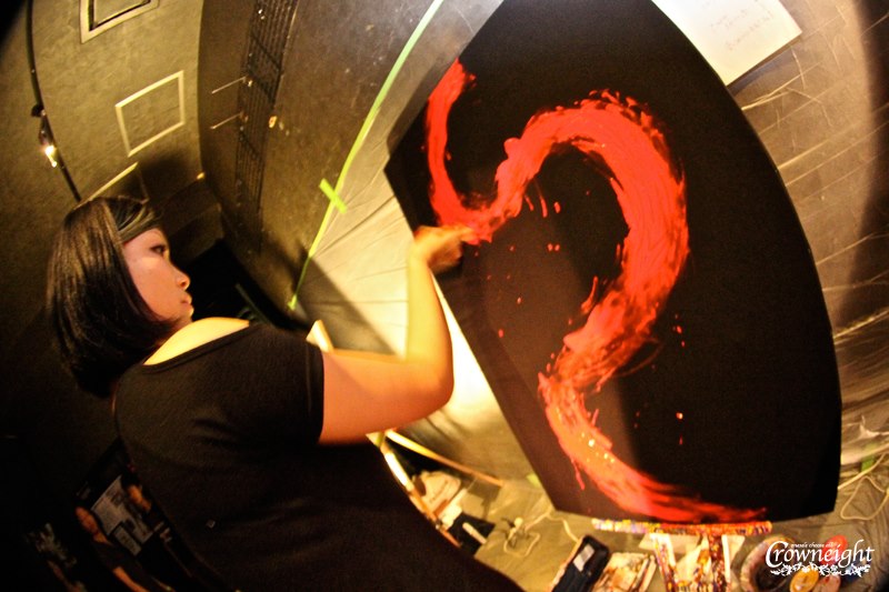 2月16日から2日間 アートスペースFUCAにてライブペイントとインスタレーションをheyhoが